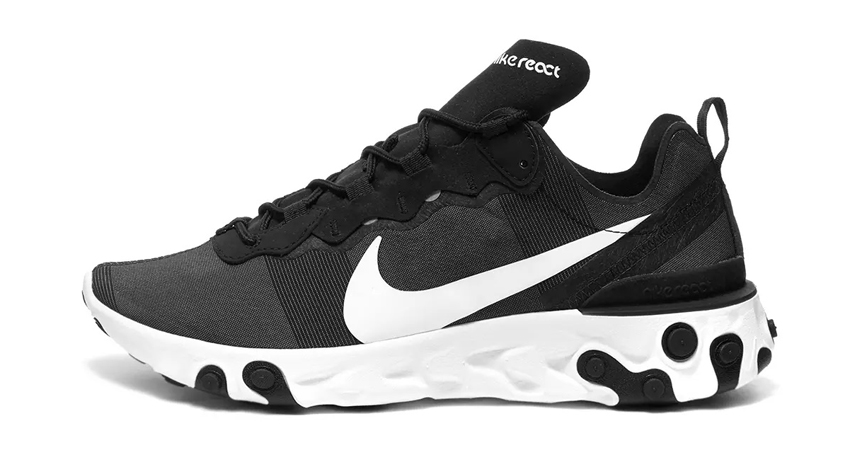 Nike React Element 55 SE Black White Is Only £75 In END. Fastsole