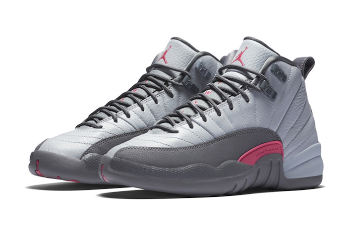 air jordan 12 grey pink