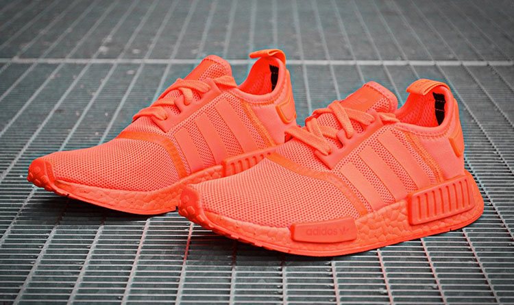 Closer Peek at the NMD R1 Solar Red