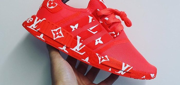 adidas nmd louis vuitton red