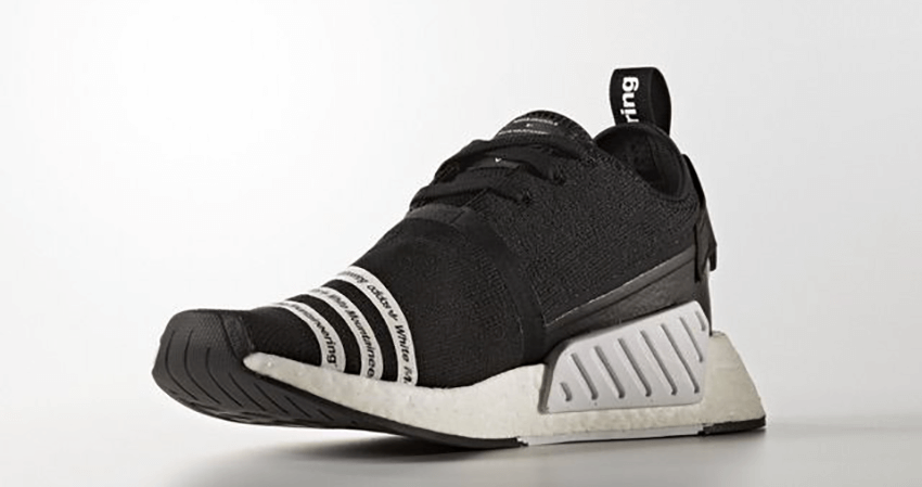 White Mountaineering x adidas NMD R2 Black White Official Look 2