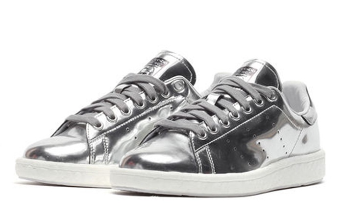 stan smith boost silver