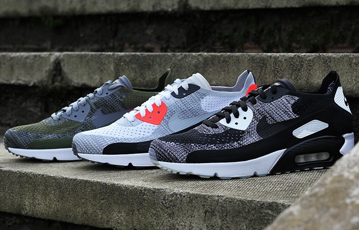 Closer Look at the Upcoming Nike Air Max 90 Flyknit Colourways