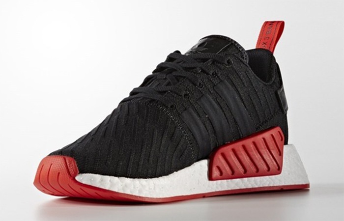 black with red nmd
