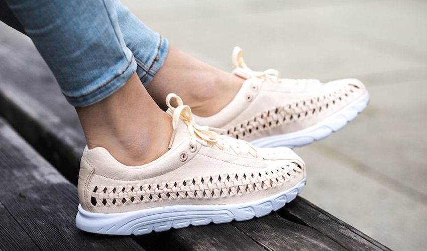 Nike Mayfly Woven Pastel Pack On Foot Look