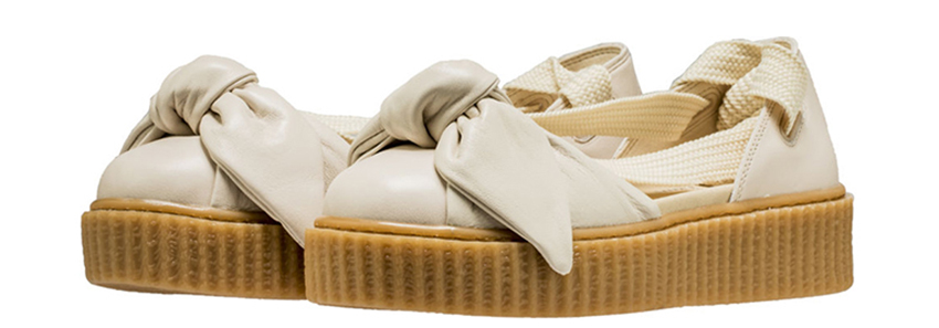 Rihanna PUMA Fenty Bow Creeper Sandal Oatmeal 365794-02 Buy New Sneakers for women in UK Europe EU 12