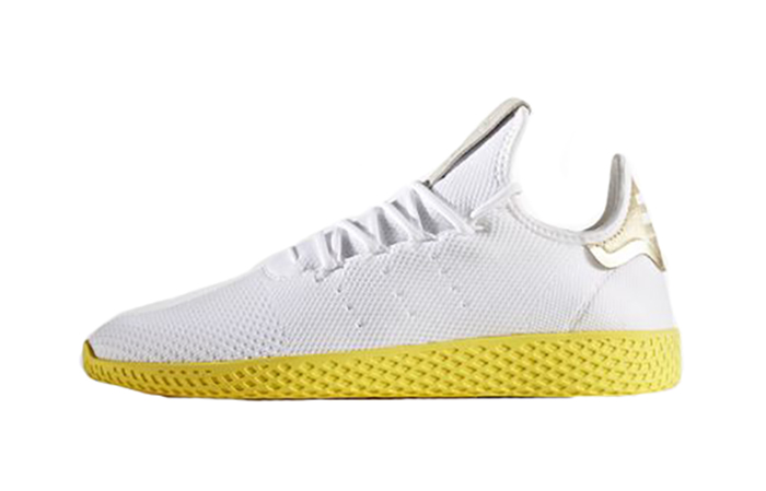 adidas Pharrell Williams Tennis Hu White Yellow