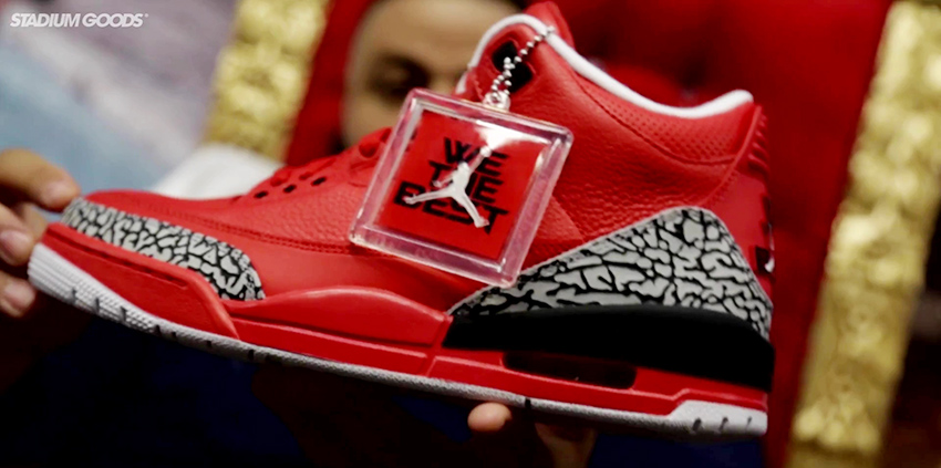Closer Look at DJ Khaled x Air Jordan 3 Red Sneaker in UK EU, Trainer in UK EU, Yeezy Nike Jordan adidas NMD Reebok in UK DE EU 01