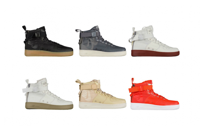 New Colourways of Nike SF Air Force 1 Mid