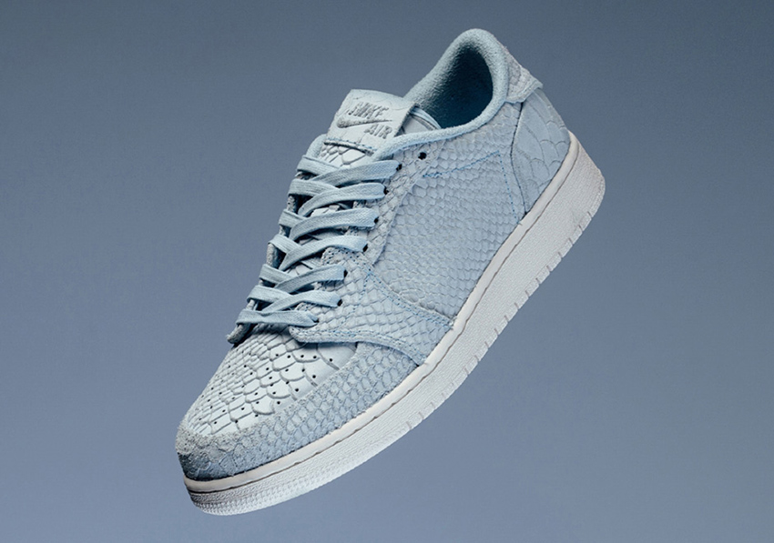 Nike Air Jordan 1 Low No Swoosh Ice Blue Release Date 0 g