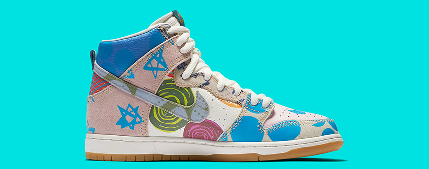 Nike SB Dunk High x Thomas Campbell What The Release Date 918321-381 01