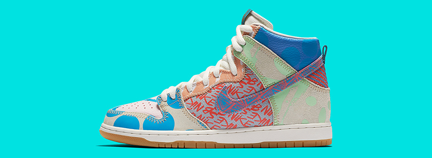 Nike SB Dunk High x Thomas Campbell What The Release Date 918321-381 03