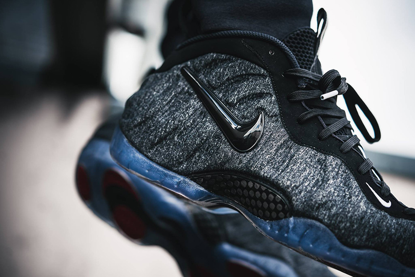On foot Look at the Nike Air Foamposite Pro Tech Fleece 624041-007 a 03