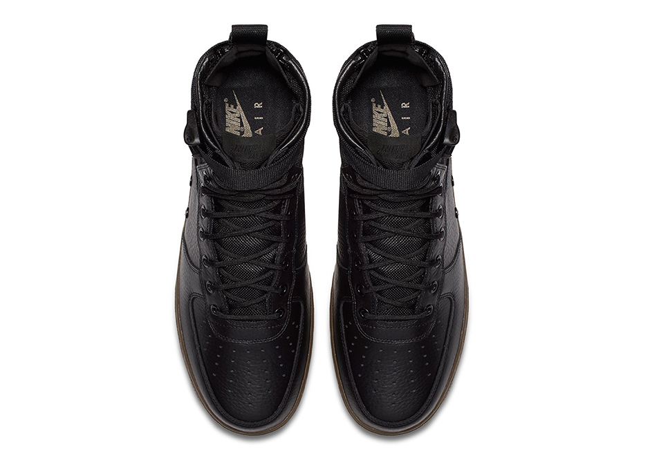 Nike SF Air Force 1 Mid Black Brown 02