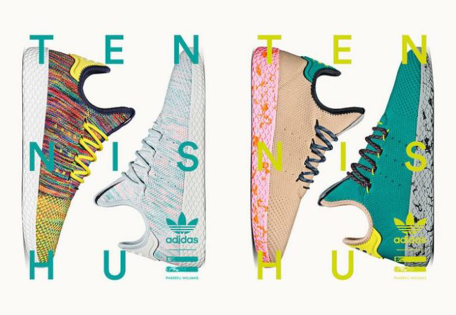 Pharrell x adidas Tennis Hu Multi-Colour Pack