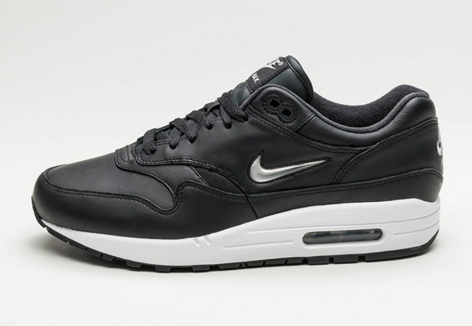 Nike Air Max 1 Jewel in Black and Silver