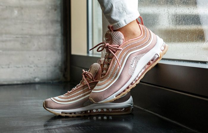 air max 97 rose gold and white
