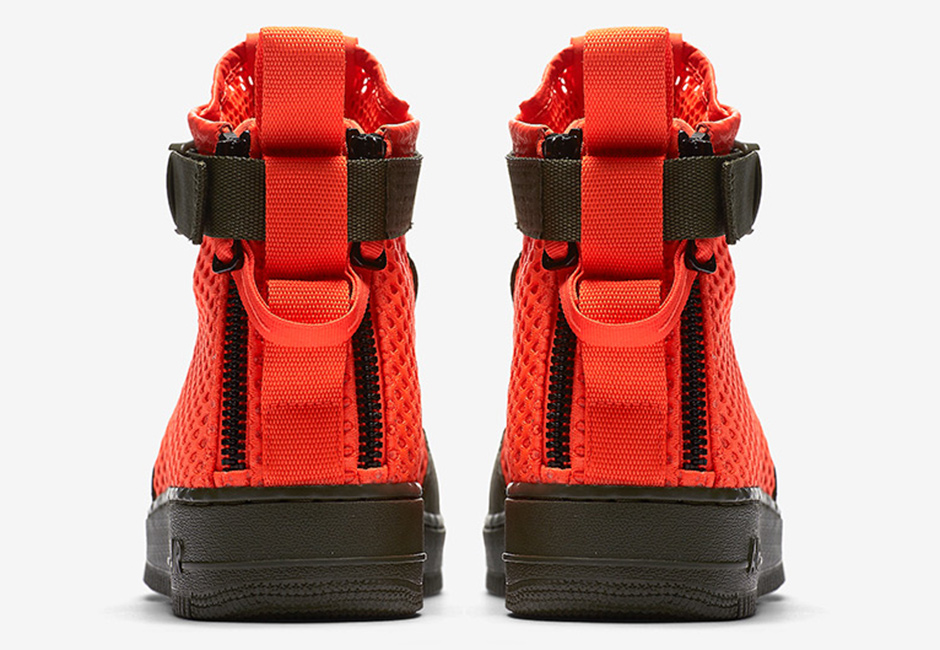 Nike SF-Air Force 1 Mid Khaki Crimson Release Details 04