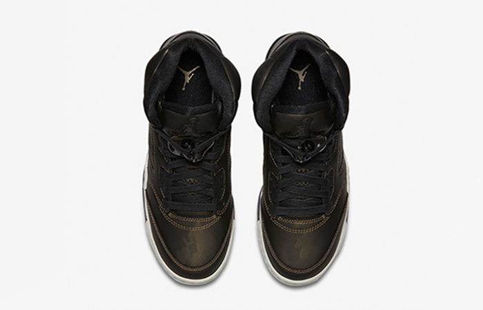 Air Jordan 5 Heiress Camo Metallic Black 02