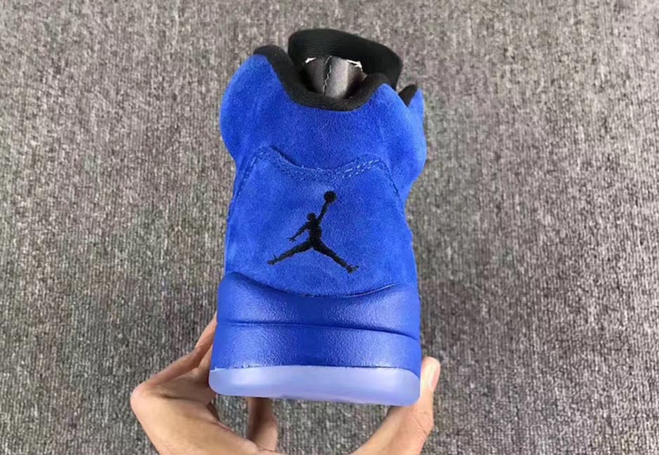 Nike Air Jordan 5 Blue Suede 09