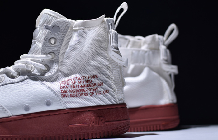 Nike Special Field Air Force 1 Mid Ivory Red 02