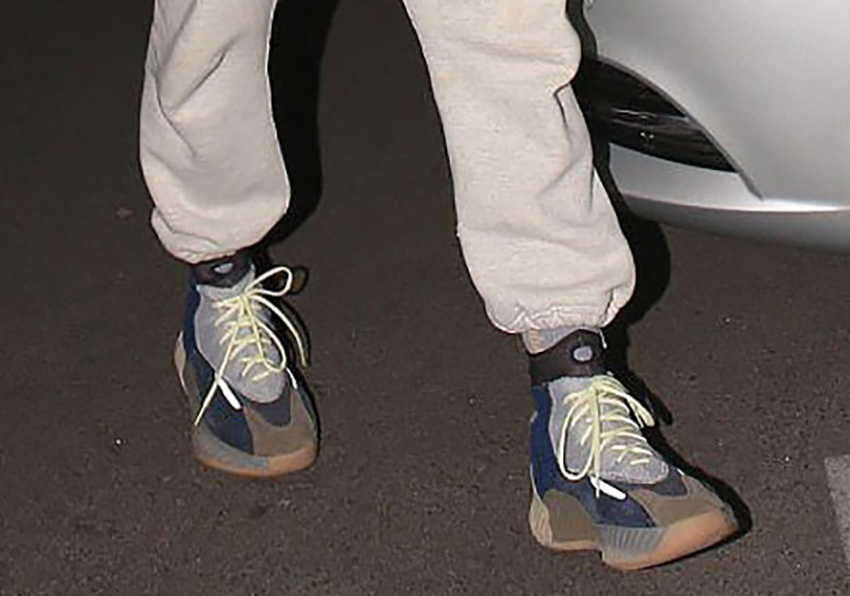 Kayne West in All New Yeezy High-Top