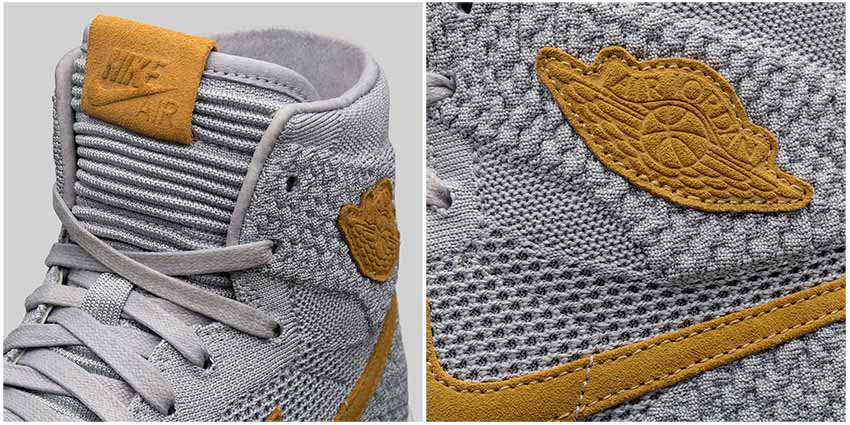 Nike Air Jordan 1 High Flyknit Wolf Grey Official Look 919704-025 Sneaker Release Date in UK EU DE 01