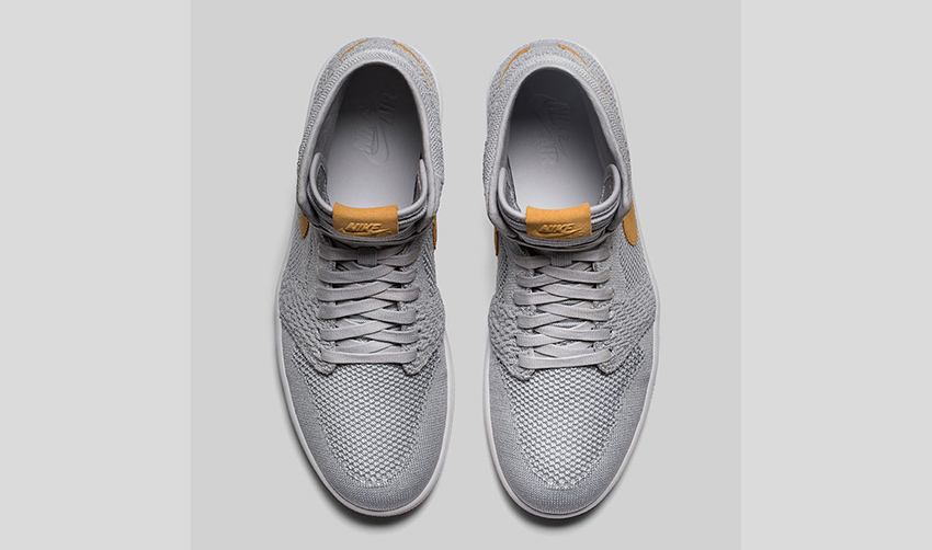 Nike Air Jordan 1 High Flyknit Wolf Grey Official Look 919704-025 Sneaker Release Date in UK EU DE 03