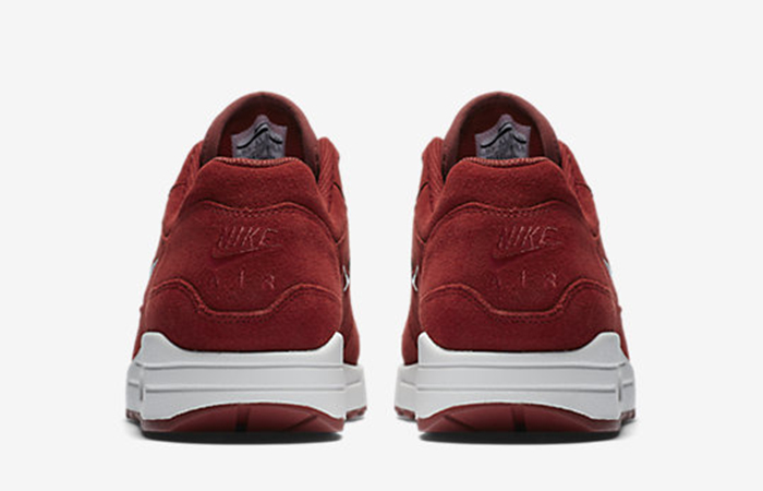 Nike Air Max 1 Jewel Red Suede 918354-600 Buy New Sneakers Trainers FOR Man Women in United Kingdom UK Europe EU Germany DE 03
