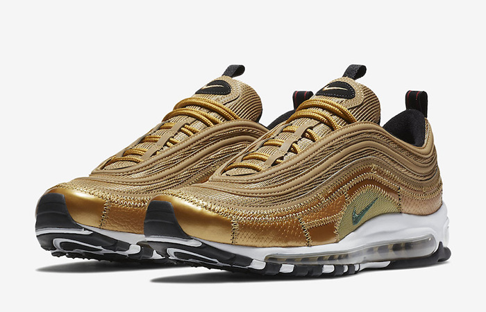 Nike Air Max 97 CR7 Gold AQ0655-700 Buy New Sneakers Trainers FOR Man Women in United Kingdom UK Europe EU Germany DE 02