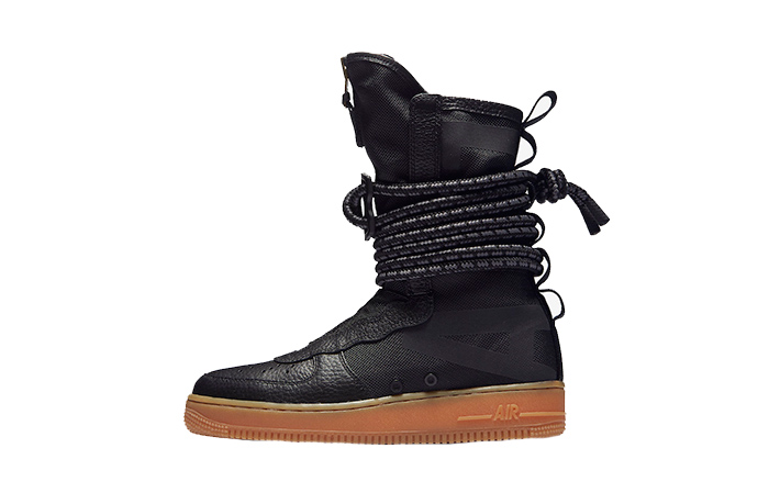 Nike SF Air Force 1 Hi Boot Black Gum AA1128-001 Buy New Sneakers Trainers FOR Man Women in United Kingdom UK Europe EU Germany DE Sneaker Release Date 04
