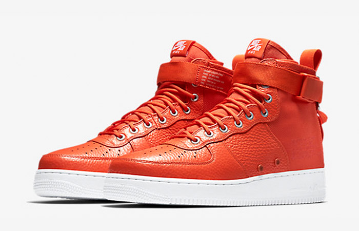 Nike Special Field Air Force 1 Mid Orange White 917753-800 - Where To ...