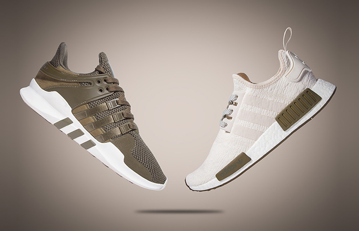 adidas NMD R1 Chalk and Olive Pack Release Date