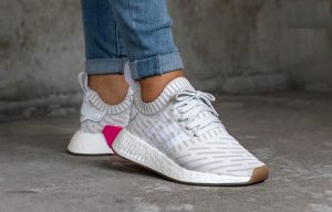 adidas NMD R2 White Pink Primeknit BY9954 Buy New Sneakers Trainers FOR Man Women in United Kingdom UK Europe EU Germany DE 02