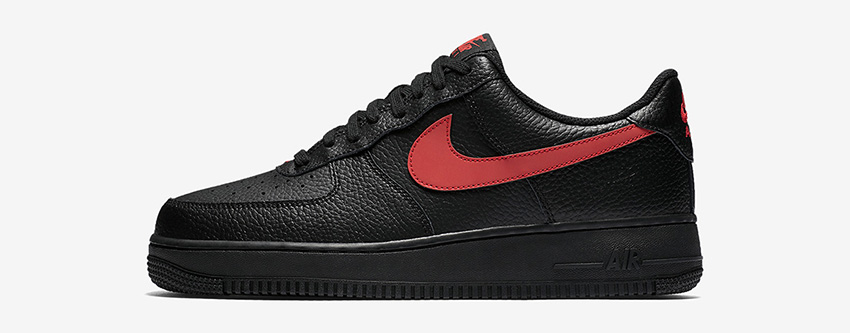 Nike Air Force 1 Low Black Leather Pack in Detail - Fastsole