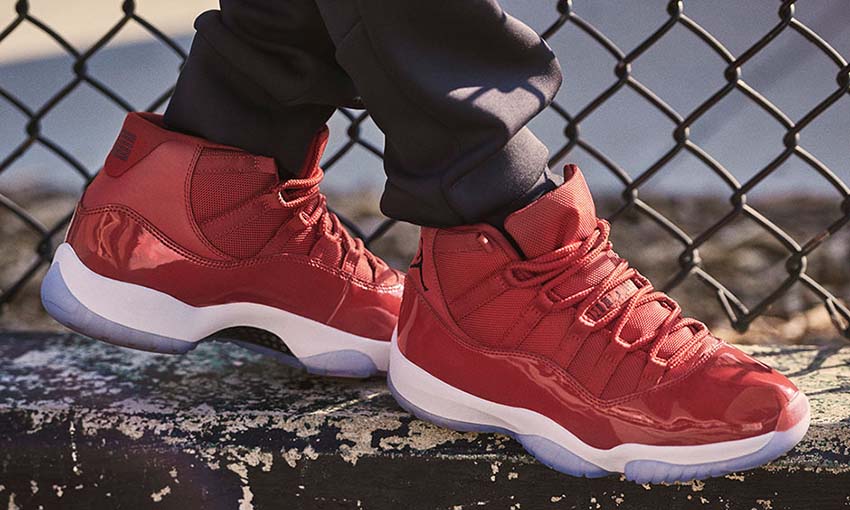 Nike Air Jordan 11 Win Like 96 Red Release Date 378037-623 Buy New Sneakers Trainers FOR Man Women in United Kingdom UK EU DE Sneaker Release Date 10