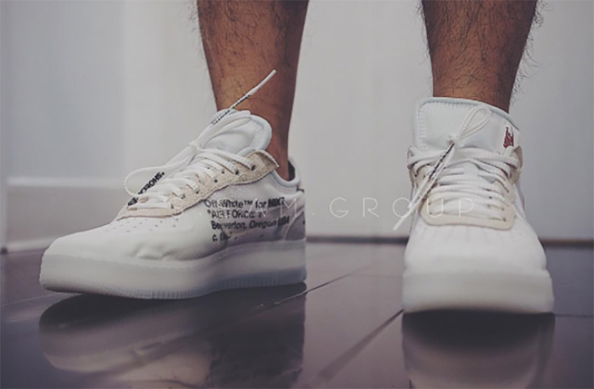 On Foot Look at the Off-White x Nike Air Force 1 Low White Buy New Sneakers Trainers FOR Man Women in UK EU DE Sneaker Release Date 03
