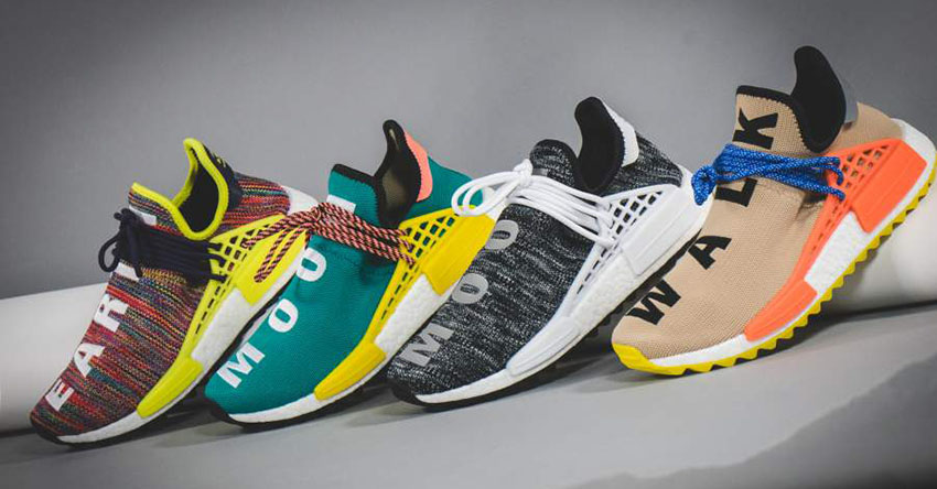 Pharrell x adidas NMD Hu Trail Collection Release Date AC7188 AC7359 AC7360 AC7361 Sneakers Trainers FOR Man Women in UK EU FR DE Sneaker Release Date 04
