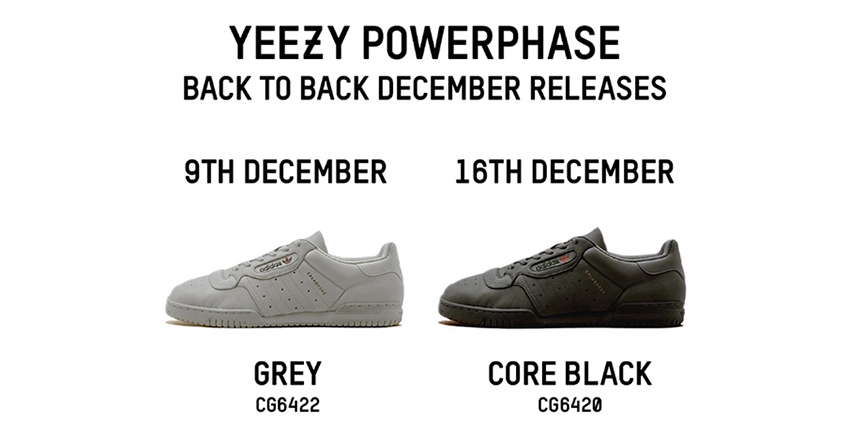Yeezy Powerphase Calabasas Black and Grey Releasing this December 02