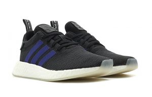 adidas NMD R2 Boost Black Blue Womens CQ2008 Buy New Sneakers Trainers FOR Man Women in United Kingdom UK Europe EU Germany DE 01