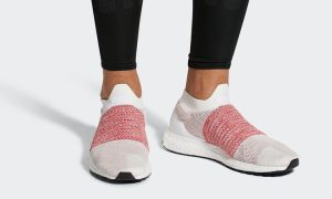 adidas Ultra Boost Laceless White Scarlet BB6136 02