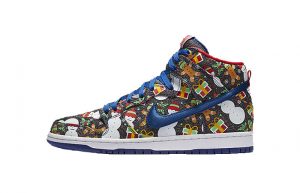 Concepts Nike SB Dunk High Ugly Sweater Christmas 881758-446 Buy New Sneakers Trainers FOR Man Women in United Kingdom UK Europe EU Germany DE 04