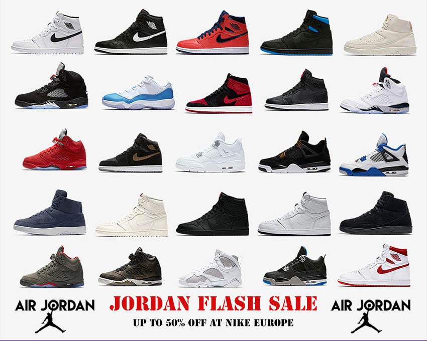 JORDAN Flash Sale || Up To 50% OFF at Nike Europe 01