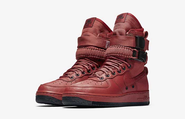 Nike SF-AF 1 High Oxy Blood Official Look