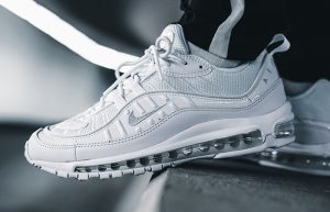 Nike Air Max 98 Triple White 640744-106 Buy New Sneakers Trainers FOR Man Women in United Kingdom UK Europe EU Germany DE FastSole 01