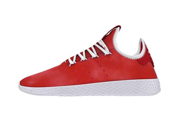 pharrell adidas tennis hu red
