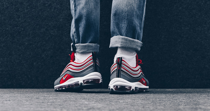 On Foot Look At The Nike Air Max 97 Red Grey 04