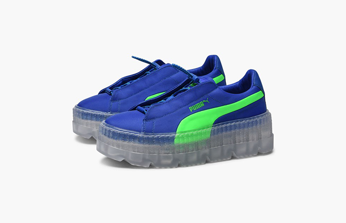 blue and green fenty creepers