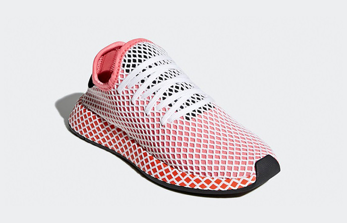 adidas Deerupt Red Womens CQ2910 01
