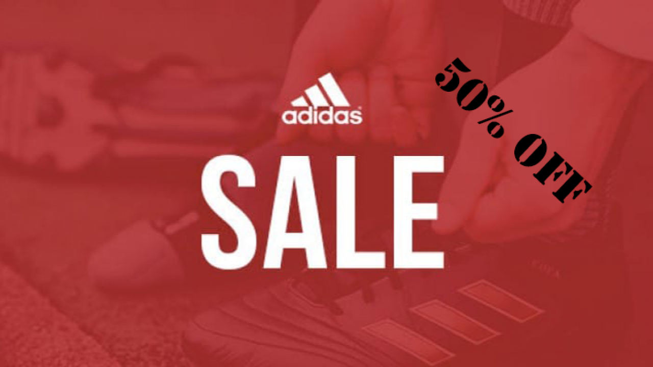 adidas 50 off sale
